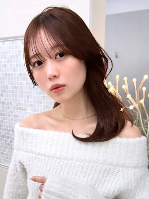 顔まわりカット/前髪/似合わせカット/レイヤーカット/銀座