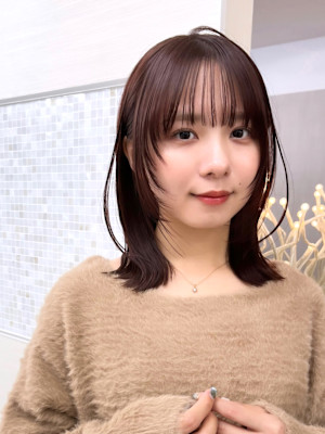 顔まわりカット/前髪/似合わせカット/レイヤーカット/銀座