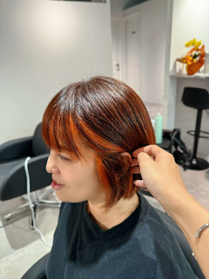 HEARTS 船橋 白髪ぼかし 脱白髪染め×スタイル