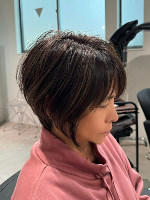 HEARTS 船橋 白髪ぼかし 脱白髪染め×スタイル