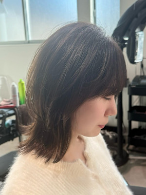 HEARTS 船橋 白髪ぼかし 脱白髪染め×スタイル