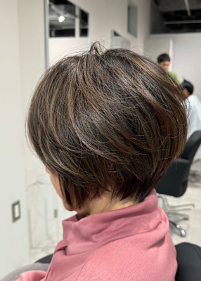 HEARTS 船橋 白髪ぼかし 脱白髪染め×スタイル