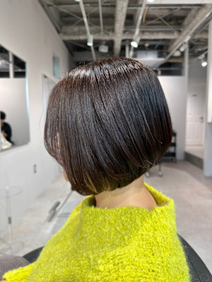 前下がりのグラデーションボブ◎