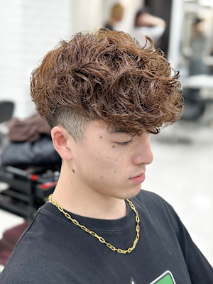 ブラウンスペインカールスパイラルパーマ