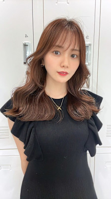 シースルーバング レイヤーカット