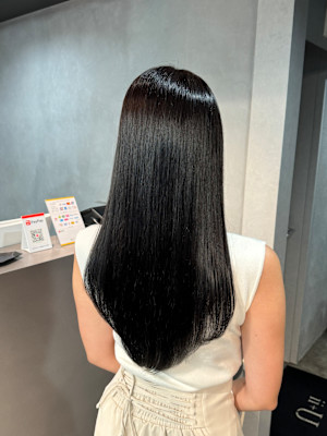 髪質改善　ストレート　地毛風カラー