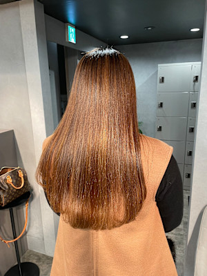 美髪ストレート ナチュラルベージュ