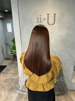 ナチュラル　オフィススタイル　艶髪