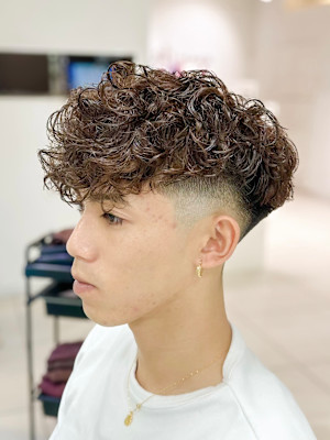 ハイフェードブラウンスペインカール