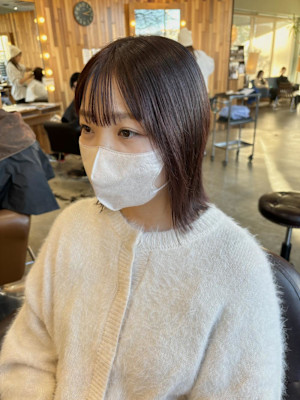 Autumn bordeaux brown