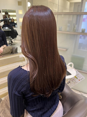 □酸性縮毛矯正 加工なし！