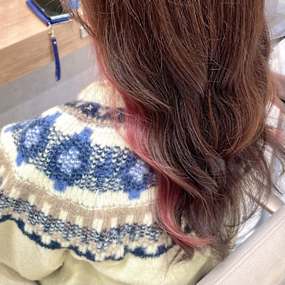 大人かわいい!インナーピンク