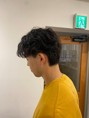 池袋/パーマ/メンズ/メンズパーマ/眉カット