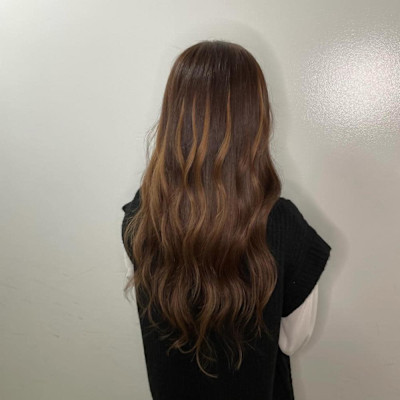 ブラウンベージュロング