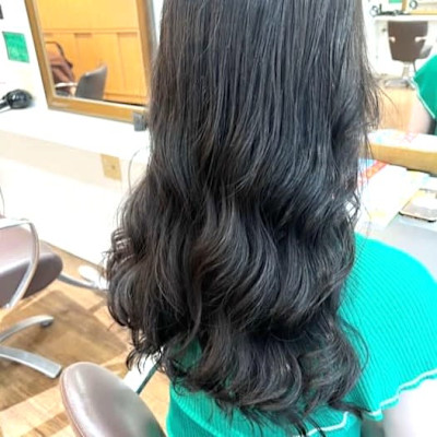 【デジタルパーマ】コテ巻き風／韓国風パーマ
