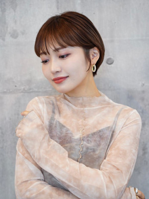 20代30代40代/丸みショート/艶髪/清澄白河/森下