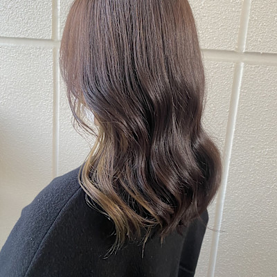 【イヤリングカラー】ナチュラル／インナーカラー