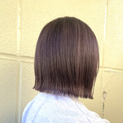 【切りっぱなしボブ】ぱっつんボブ／タッセルボブ