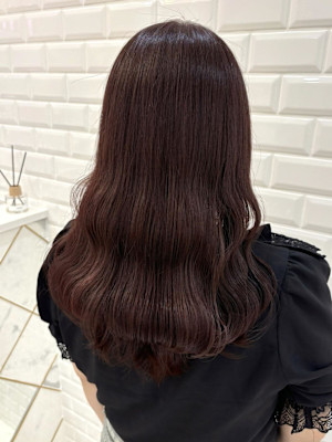 ブリーチなしピンクラベンダー＊まゆ