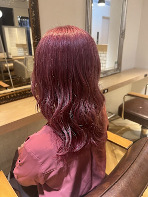 ピンク × ピンク