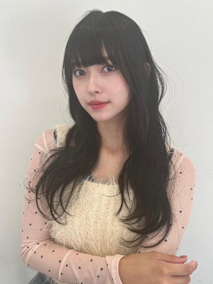 韓国風ロングレイヤー