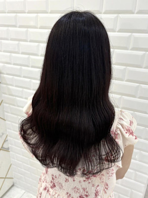 ブリーチなしラベンダーブラックピンク＊まゆ