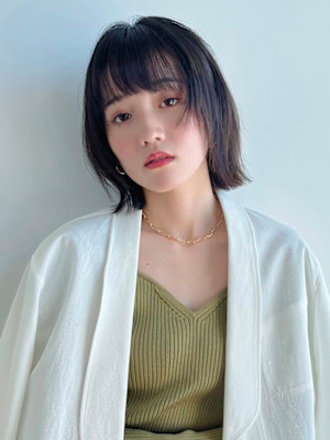 こなれミディ/レイヤー/前髪/イメチェン/アンブレカラー