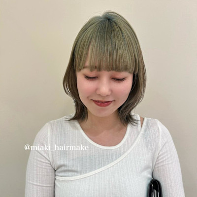 ＊ボブからイメチェン！ハッシュカット