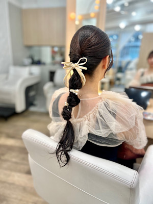 【小林カナ】ピタッと編み下ろしヘアアレンジ☆