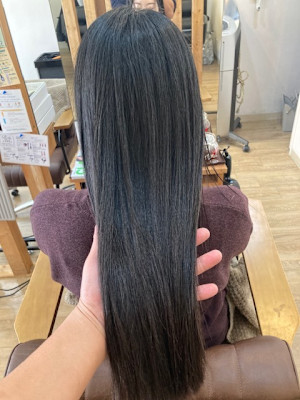 お客様髪質改善データ1511（波状毛を矯正）