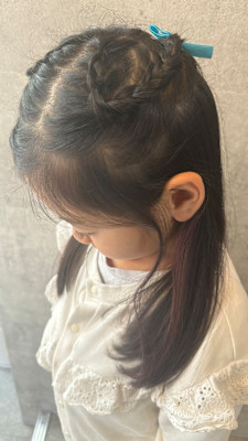 ちびっこインナーカラー