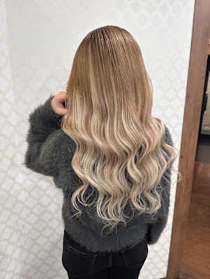 ミルクティーベージュグラデーション