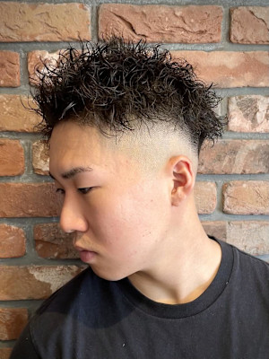 【大村指名】スキンフェード/ツイストパーマ