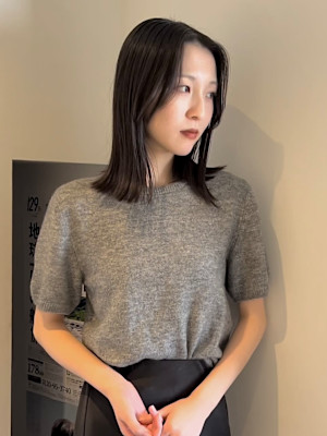 流れる前髪/顔周りレイヤー