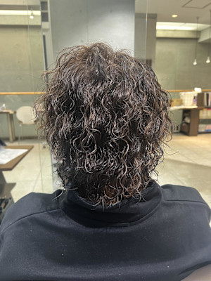 メンズスパイラルパーマ