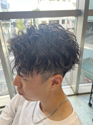 メンズツイストスパイラルパーマ