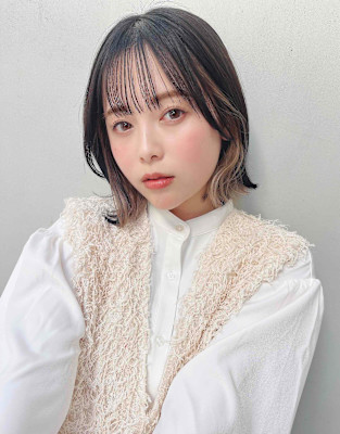 ボブ×インナーカラー☆