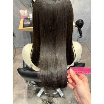 ツヤツヤアッシュグレー