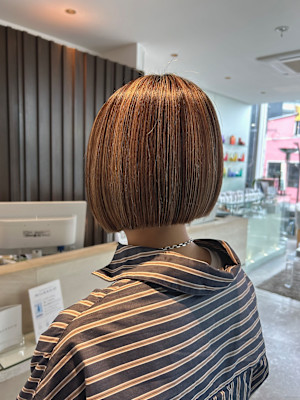 白髪ぼかしハイライト