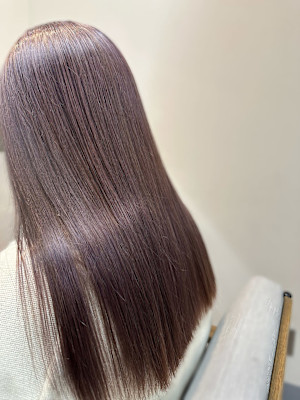 20代30代40代大人可愛い髪質改善カラー艶感ストレート透明