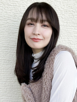 くびレイヤー前髪あり大人可愛いモテ髪20代30代40代