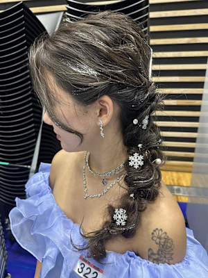 [aina]ヘアセット/編み下ろしヘア