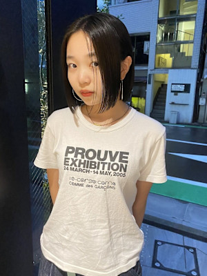 ショートボブウルフレイヤーパーマ前髪イルミナ韓国髪質改善