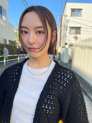 ショートボブウルフレイヤーパーマ前髪イルミナ韓国髪質改善