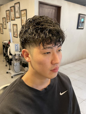 【20代 男性】ロンドンナチュラルカール（大宮/バーバー）