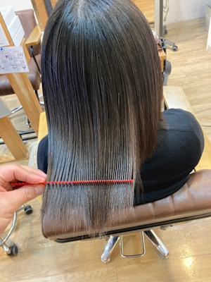 お客様髪質改善データ1518（酸性縮毛矯正）