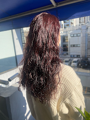 〈江戸桃海〉ロングパーマ/パーマ/暖色カラー/吉祥寺