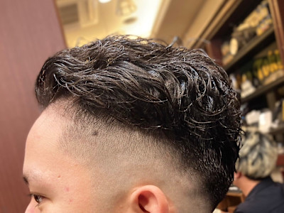 メンズミドルスキンパーマスタイルメンズカット銀座