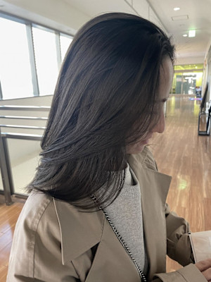 グラデーション/カーキ/大人カジュアル