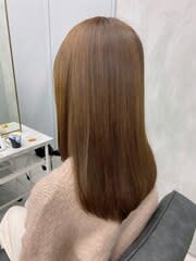 髪質改善サイエンスアクア×ベージュカラー